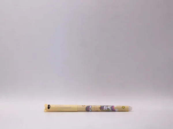 Stylo Nounours Effaçable Bleu avec Gomme Intégrée - Pointe Fine