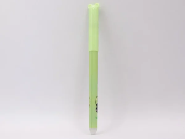 Stylo Panda Effaçable Bleu Pointe Fine avec Gomme Intégrée