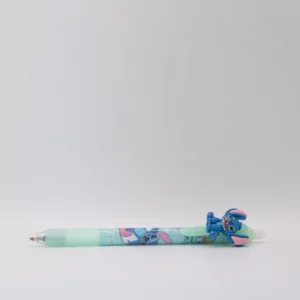 Stylo Stitch Bleu Effaçable - Pointe Fine et Clip - Parfait pour l'Écriture Précise