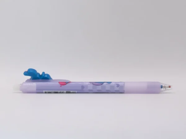 Stylo Stitch bleu effaçable, pointe fine, pratique et mignon pour l'école ou le bureau