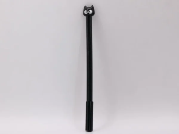Stylos Tête de Chat Bleu: Mignons Stylos à Pointe Fine en Plastique