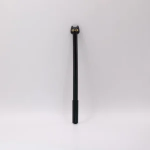 Stylos Tête de Chat Bleu, Pointe Fine, Design Adorable en Plastique