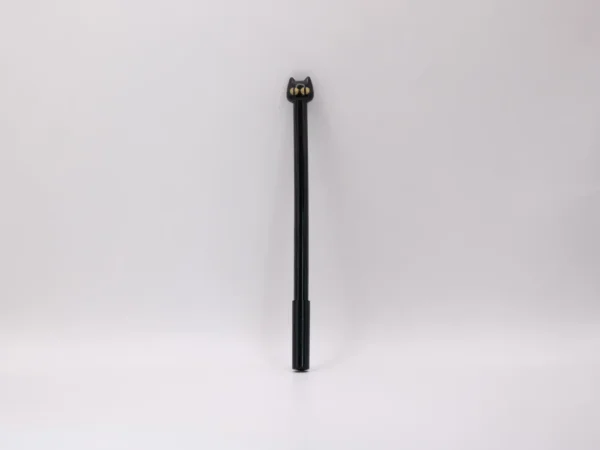 Stylos Tête de Chat Bleu, Pointe Fine, Design Adorable en Plastique