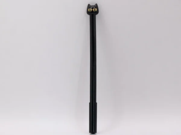 Stylos Tête de Chat Bleu, Pointe Fine, Design Adorable en Plastique