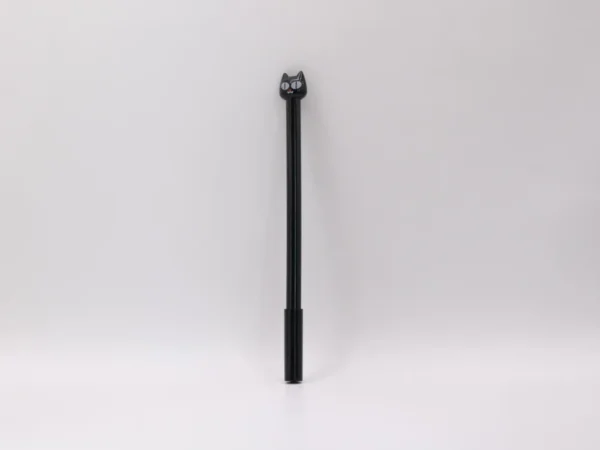 Stylos Tête de Chat: Écriture Fine et Design Adorable en Plastique Bleu