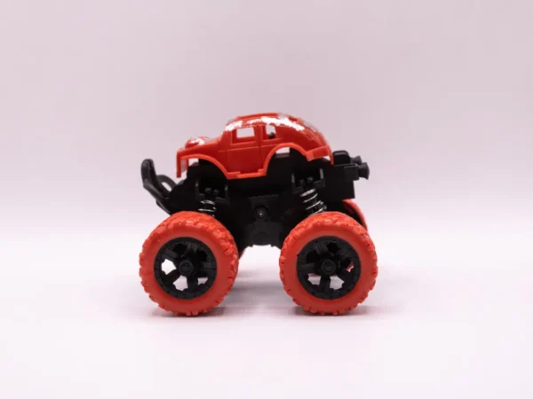 Voiture tout-terrain à friction type Monster Truck noir et rouge