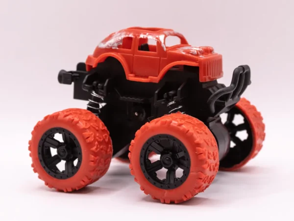 Voiture tout-terrain à friction type Monster Truck noir et rouge