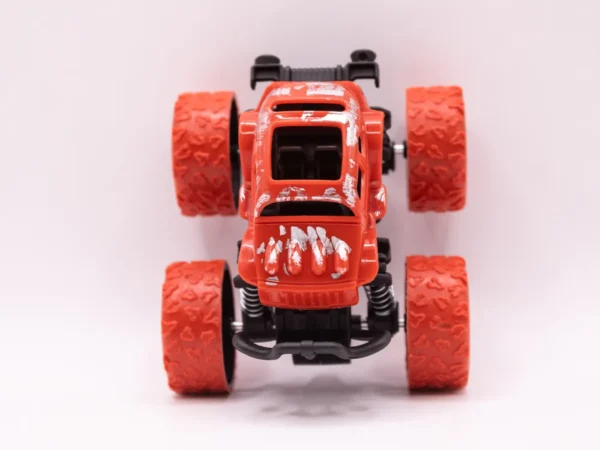 Voiture tout-terrain à friction type Monster Truck noir et rouge